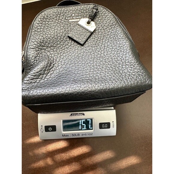Kate Spade New York Black Pebbled Leather Carter Street Mini Caden Backpack City main image 10